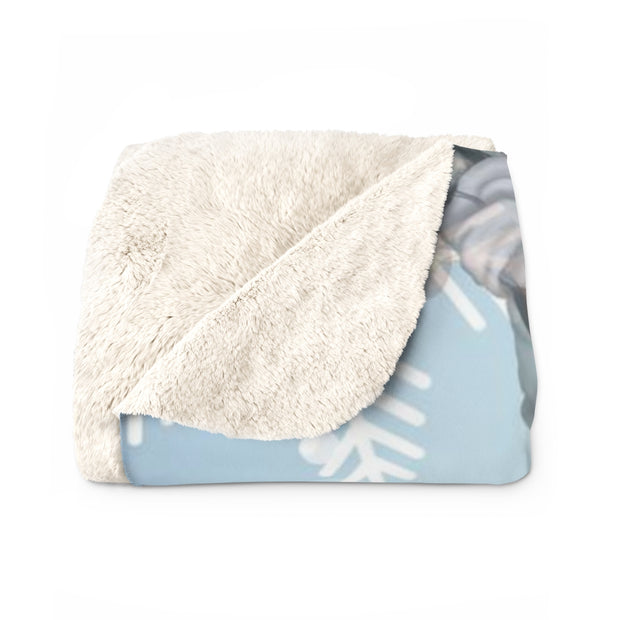 Winter Sherpa Fleece Blanket