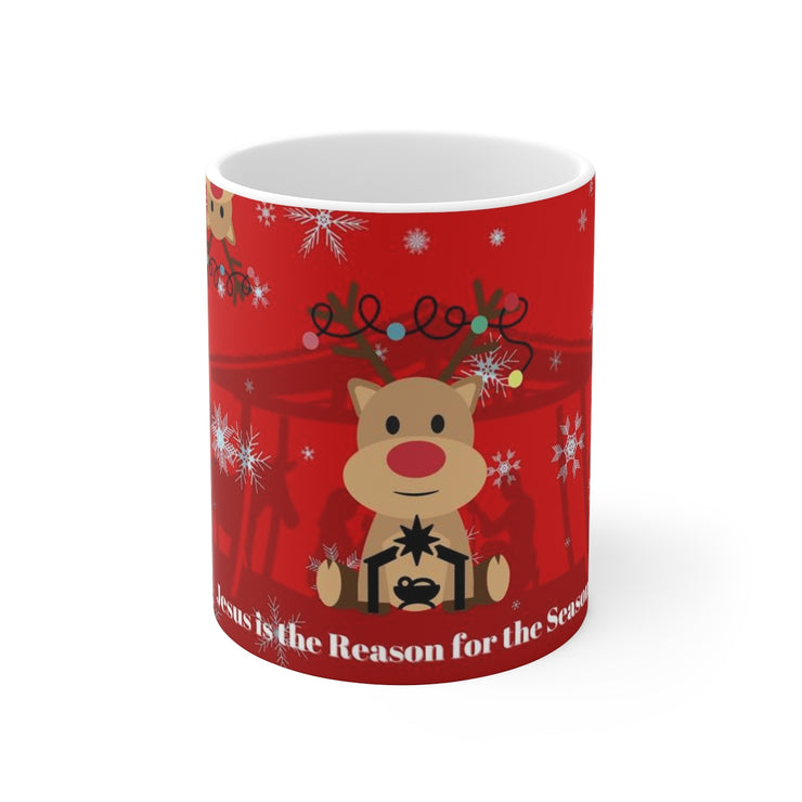 Reindeer Christmas Mug