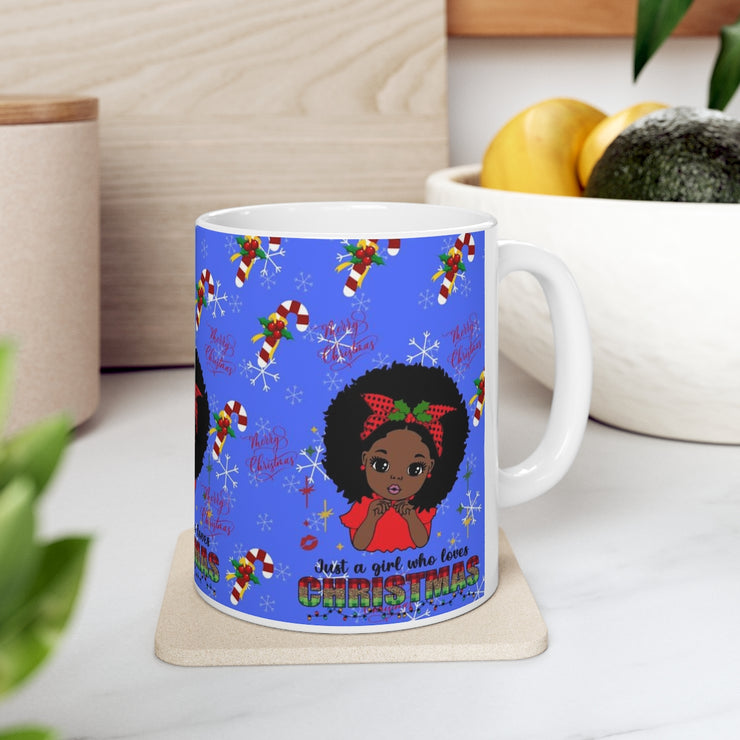 Just a Girl Who Loves Christmas Mug