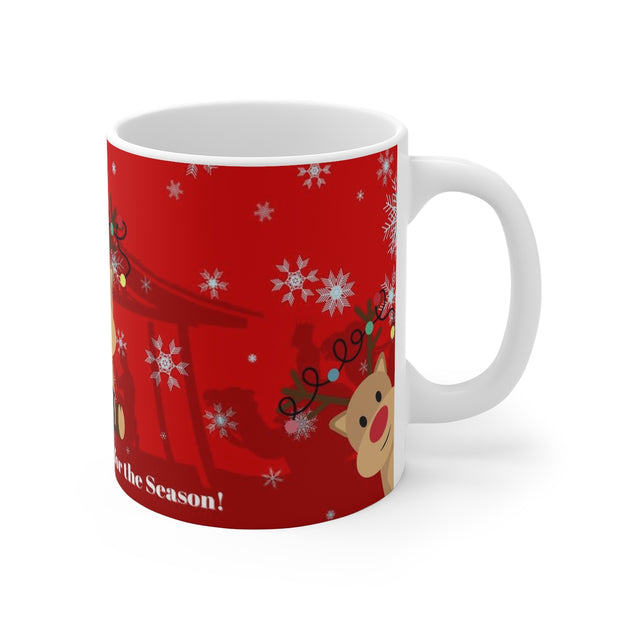 Reindeer Christmas Mug