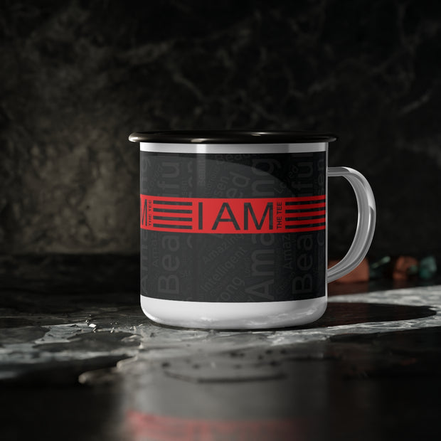 I AM THE TEE Enamel Camp Cup