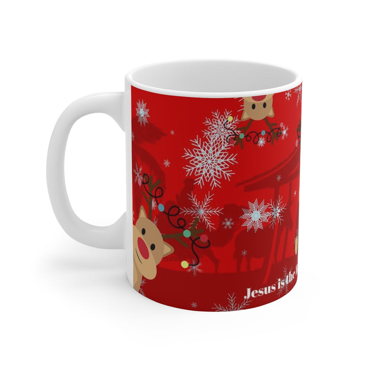 Reindeer Christmas Mug