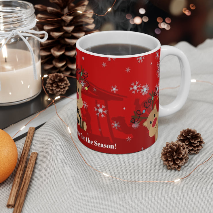 Reindeer Christmas Mug