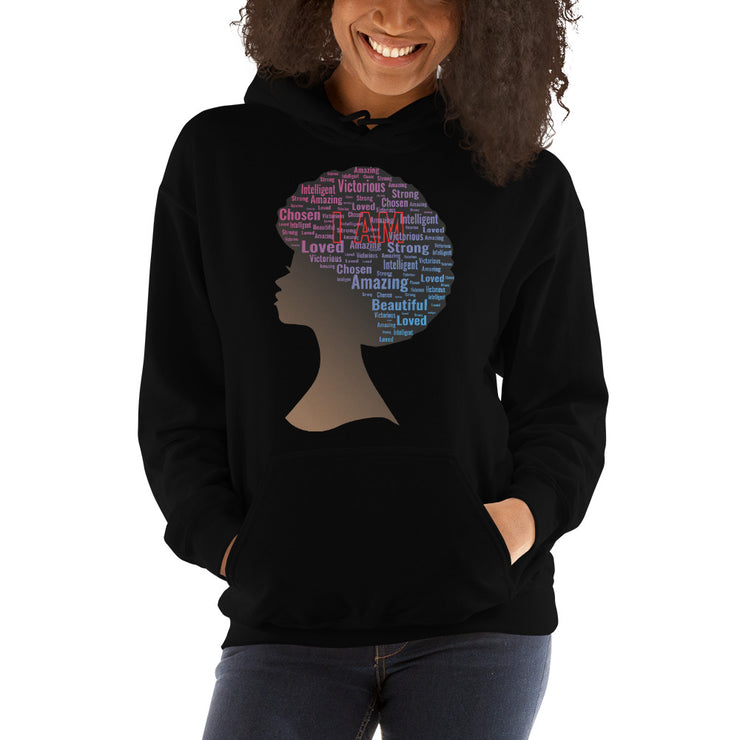 I AM Unisex Hoodie - Afro 2