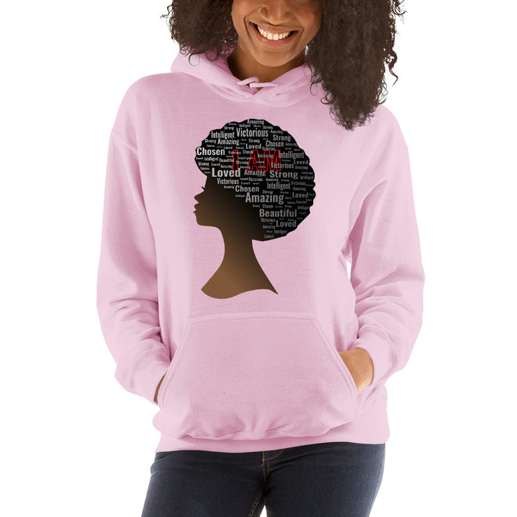 I AM Unisex Hoodie - Afro 1