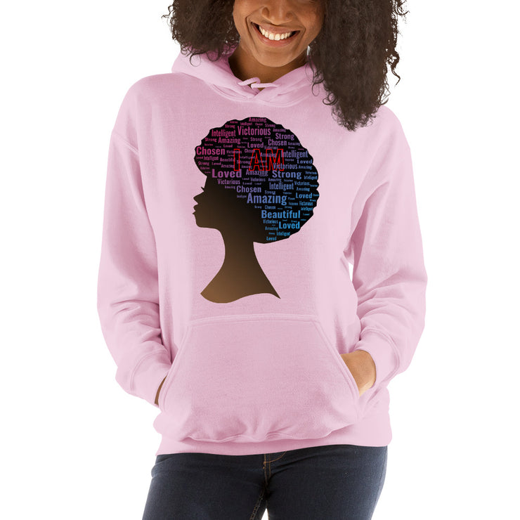 I AM Unisex Hoodie - Afro 2