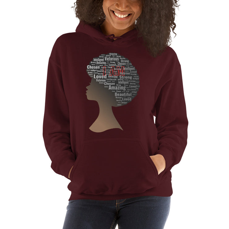 I AM Unisex Hoodie - Afro 1