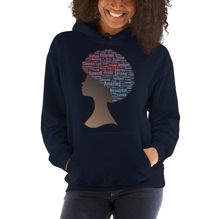 I AM Unisex Hoodie - Afro 2