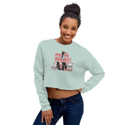 I AM Crop Sweatshirt - Abstract