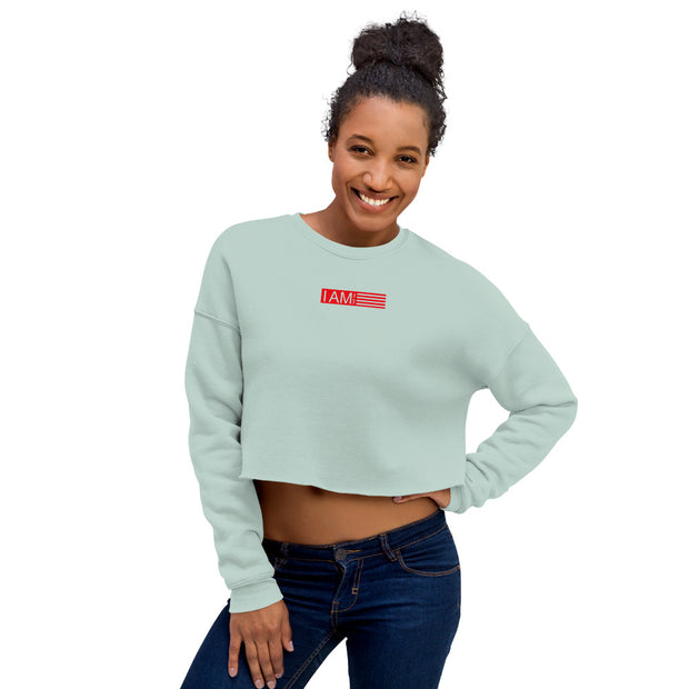 I AM THE TEE Crop Sweatshirt