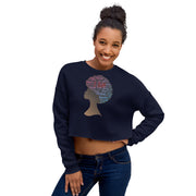 I AM Crop Sweatshirt - Afro 2